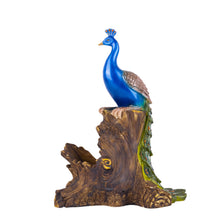 The Wall darshan Resin Peacock Statue Wine Bottle Holder Display Stand for Home Bar Decorative Showpiece (12x32x23 cms)