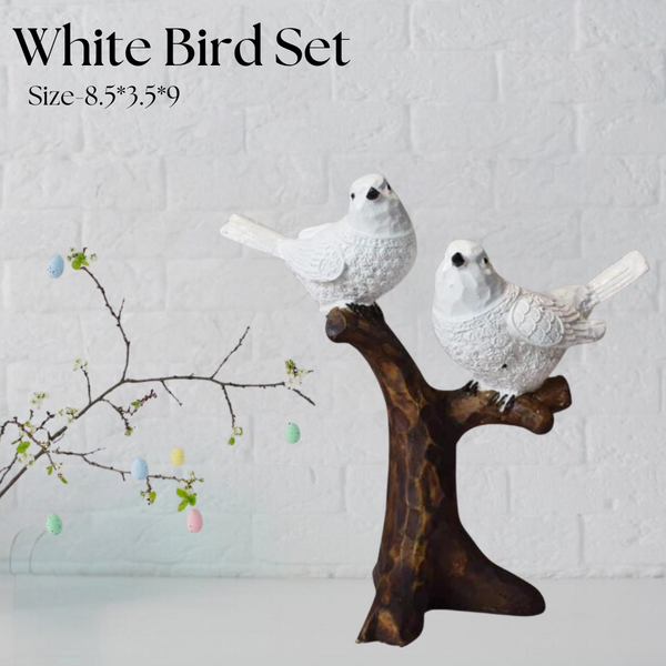 Birds Couple Figurine For Home Decor