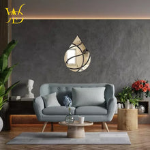 Acrylic WATER DROP  Mirror Stickers For Wall Pack Of 1 pieces Mirror Size (24x17)inches  Each