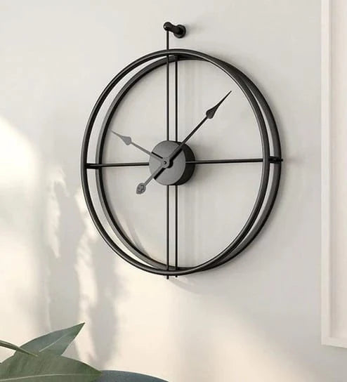 Black Round Wall clock