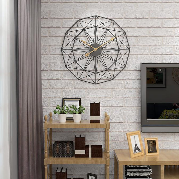 Geometric Metal Decorative Wall Mirror