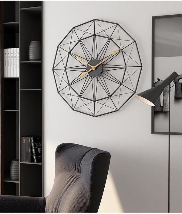 Geometric Metal Decorative Wall Mirror