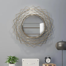 The WallDarshan Geometric Wall Accent Mirror