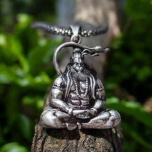 Hanuman Silver Locket With Chain