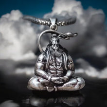 Hanuman Silver Locket With Chain